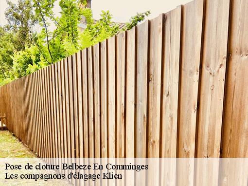 Pose de cloture belbeze-en-comminges-31260 Les compagnons d'élagage Klien