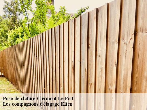 Pose de cloture clermont-le-fort-31810 Les compagnons d'élagage Klien