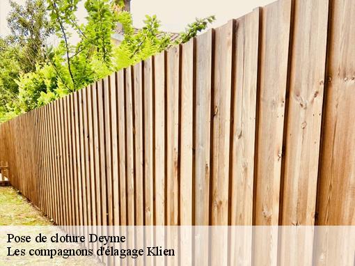Pose de cloture deyme-31450 Les compagnons d'élagage Klien