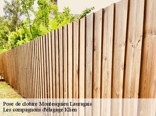Pose de cloture montesquieu-lauragais-31450 Les compagnons d'élagage Klien