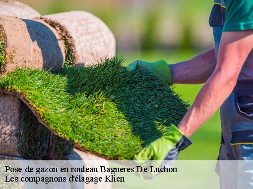 Pose de gazon en rouleau bagneres-de-luchon-31110 Les compagnons d'élagage Klien